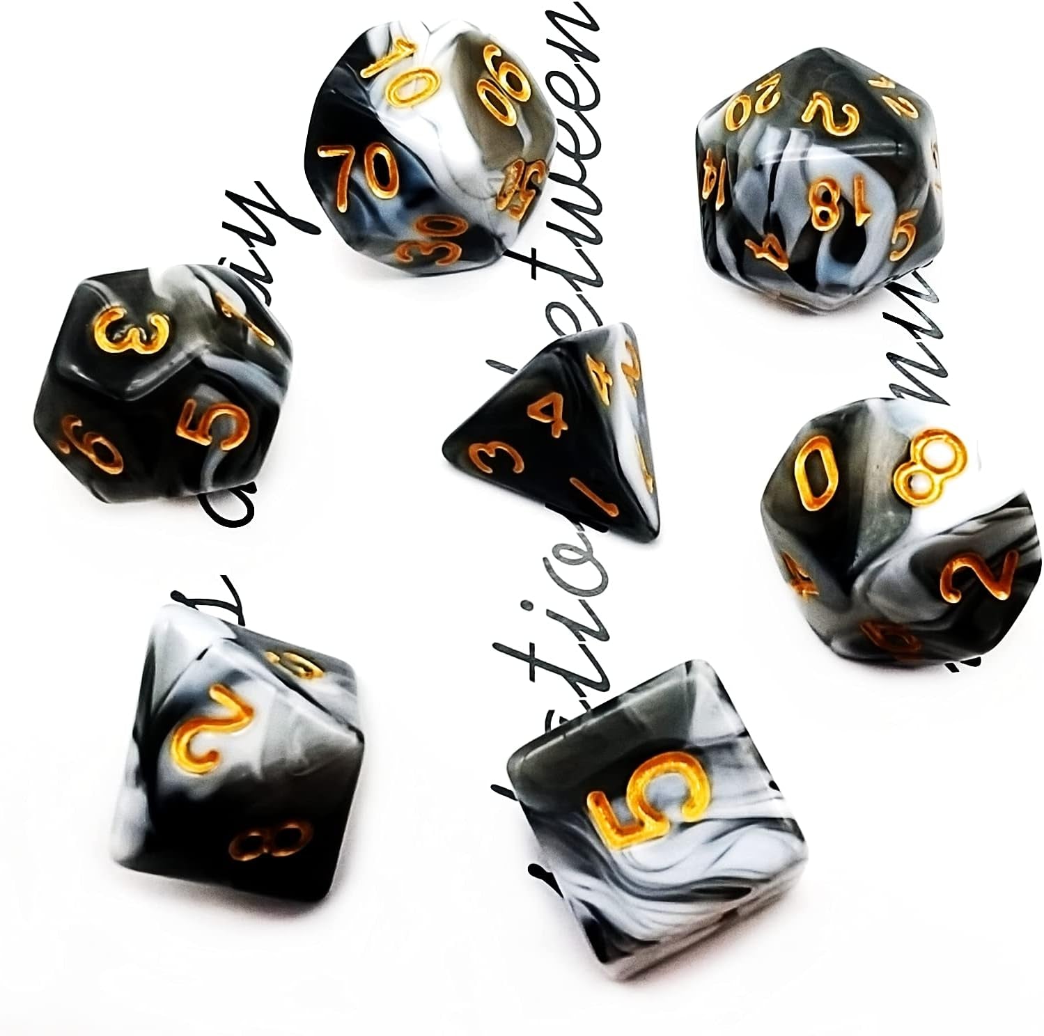 DND Dice Set 3 Sets Polyhedral Dice for Dungeons and Dragons DND Dice TRPG Table Board Roll Playing Games