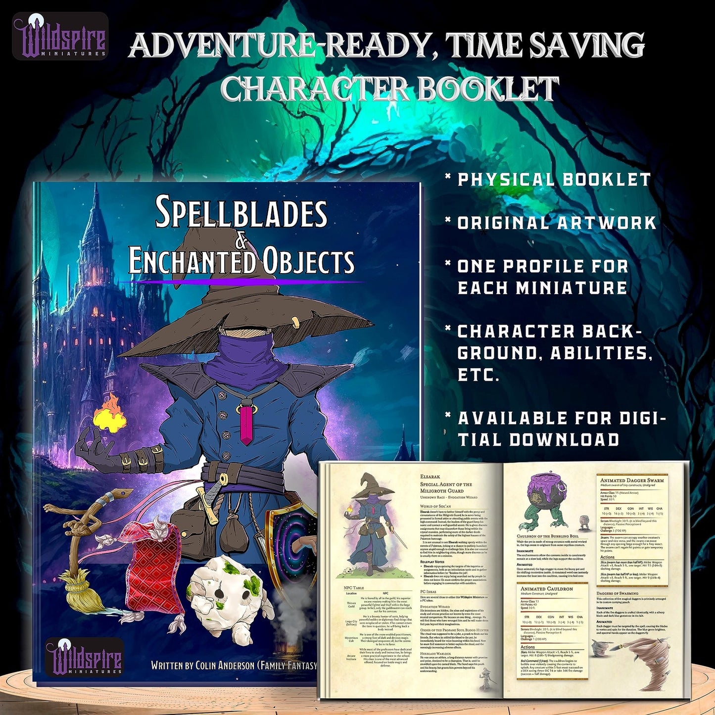 Spellblades & Enchanted Objects for DND Miniatures 28Mm-32Mm Characters, NPC ...