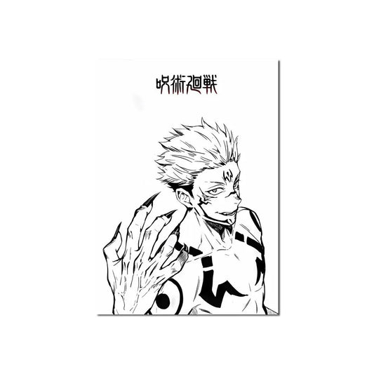 Japanese Abstract Jujutsu Kaisen Posters Anime Wall Art Kinji Hakari Pictures Satoru Gojo Manga Canvas Painting
